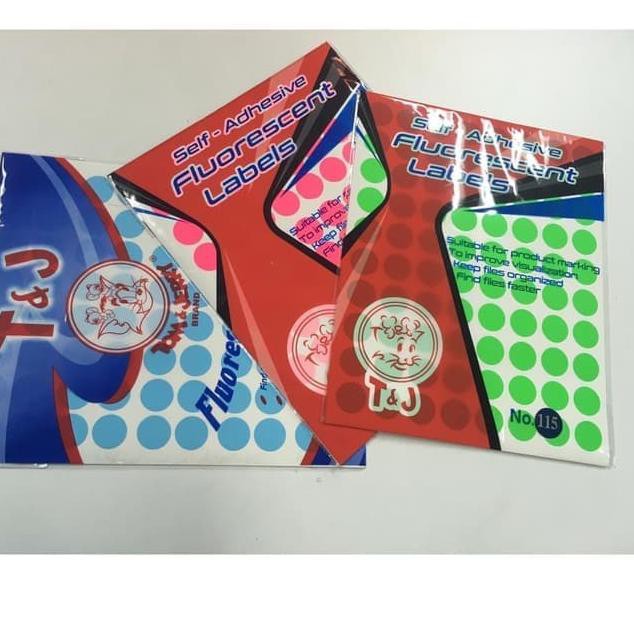 

✹TERLARIS☼LABEL BULAT TJ WARNA 115 STICKER STIKER