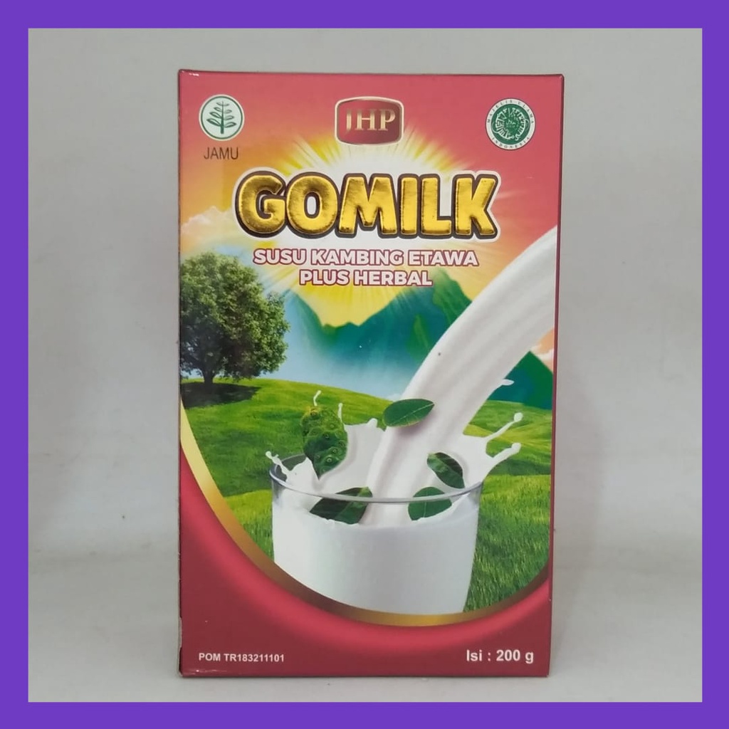 

GOMILK susu kambing etawa plus herbal 200gr