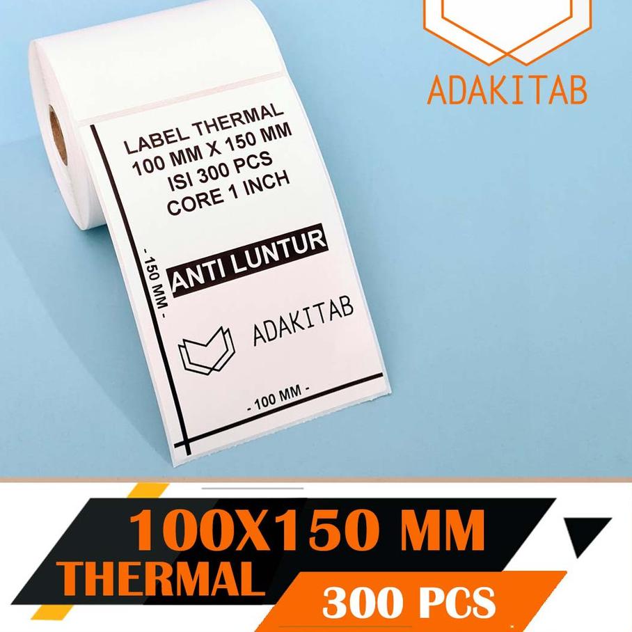 

Promo - LABEL STICKER BARE DIRECT THERMAL 100 MM X 150 MM ISI 300 ~