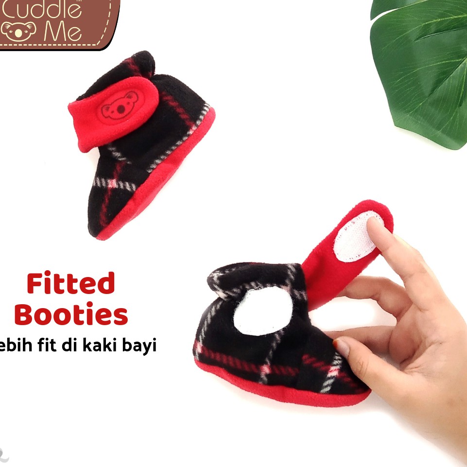 Fitted Booties Cuddle Me Kaos Kaki Bayi SNI Nyaman Ergonomis