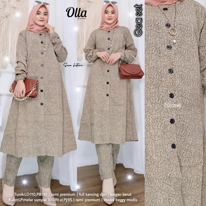ONE SET GEA SETELAN WANITA BY OLLA