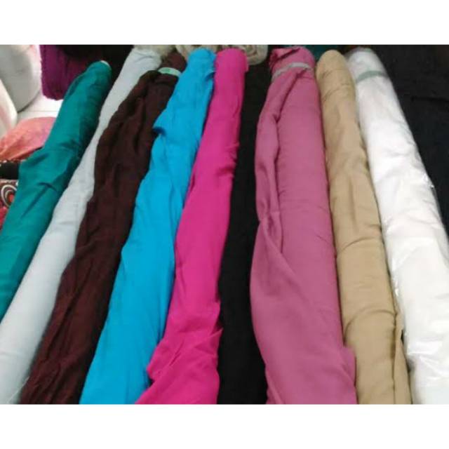 Kain Rayon polos || Rayon premium || Rayon polos