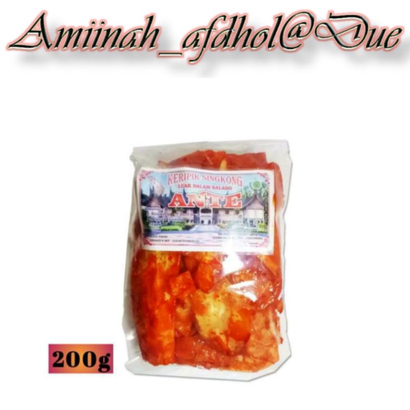 

Keripik Sanjay Balado ANTEN Minang [ 200gr ]