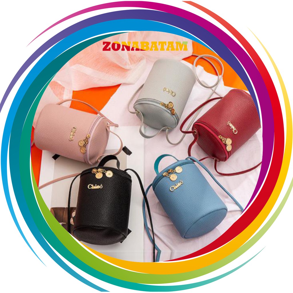 ❤️ZB❤️ w079 Tas Selempang SunnyCity Slempang Sunny Bulat Murah Wanita Sling Bag Fashion Tabung