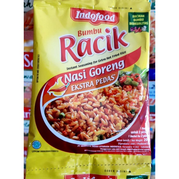 Bumbu Indofood Racik 20 gr/ Indofood bumbu kaldu 20 gr