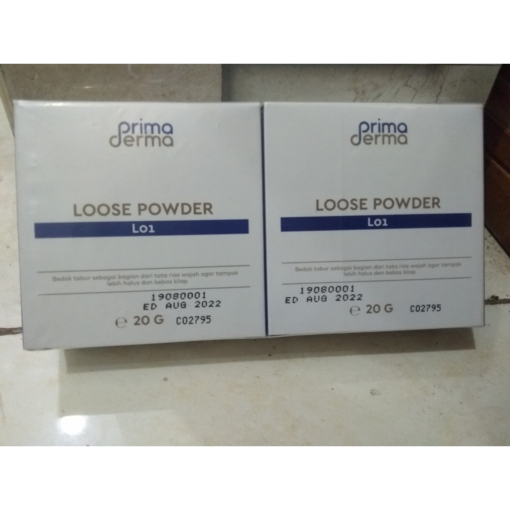 PRIMADERMA LOOSE POWDER L01 | BEDAK TABUR IVORY BPOM