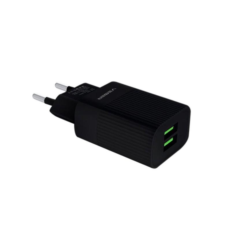 Adaptor Charger Cas VEGER VG02 2.4A Dual USB Fast Charging