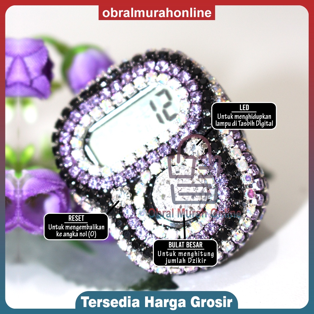 {PART 1} TASBIH DIGITAL SWAROVSKI MOTIF ZEBRA