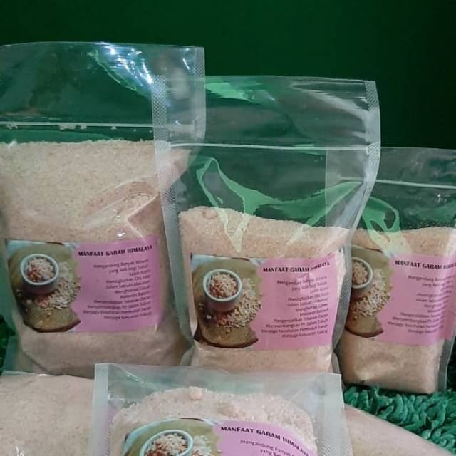 

Garam Himalaya 1kg pink hamsalt premium original