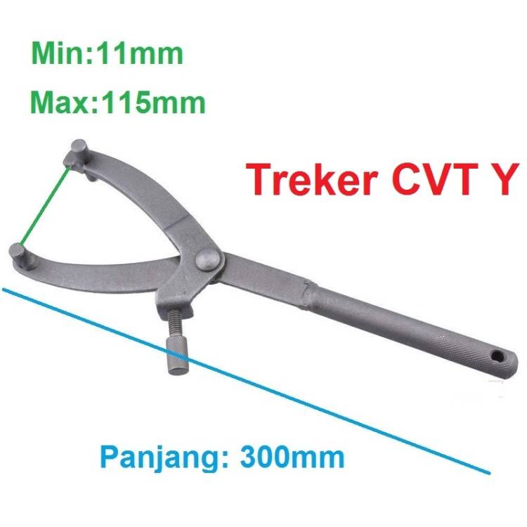 Treker CVT Belt Kunci Tahanan Kopling Motor Matic Flywheel Pliers Coupling Nut Spanner Bahanan Y