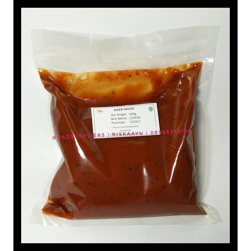 

Pizza Sauce 500Gram, Saus Pizza Praktis Dan Spesial... Terbatas
