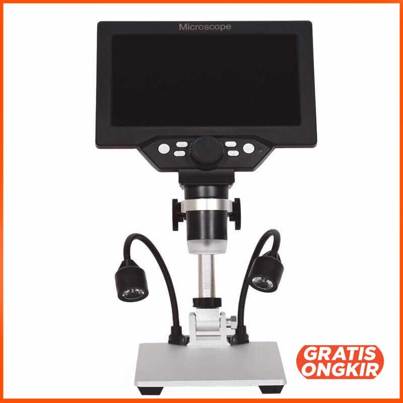 Mikroskop Digital 12MP 1200X with Monitor Metal Stand G1200