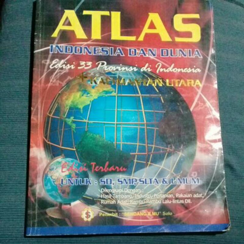 ATLAS INDONESIA & DUNIA - Bekas Pakai.
