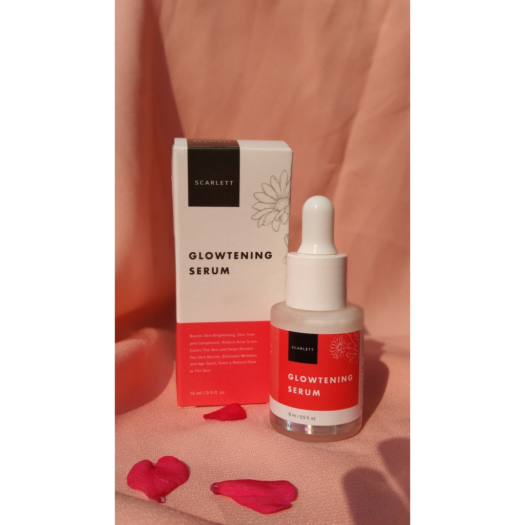 Scarlett Whitening Glowtening Serum 15ml Rumah Cantik 354 Serum Perawatan Glowing Pencerah Wajah