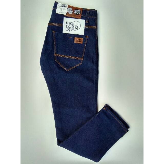 Celana Panjang Pria Jeans Pensil Garment Size 27-38