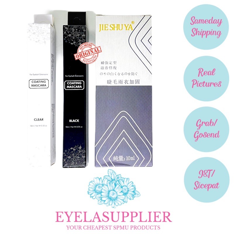 SKY Coating Mascara Clear and Black for Eyelash Extension 10ml