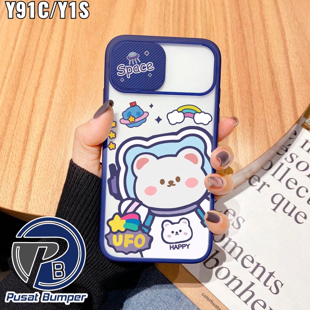 SS069 CASE SLIDE KARAKTER VIVO Y12 Y15 Y17 Y20 Y20S Y12S Y21S Y33S Y30 Y50 Y30I Y51 2020 Y91 Y93 Y95 Y91C Y32 V5 PB682-8
