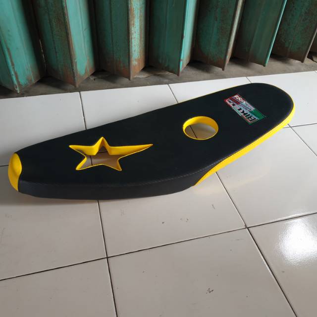 Jok Mio Sporty slim lubang carbon