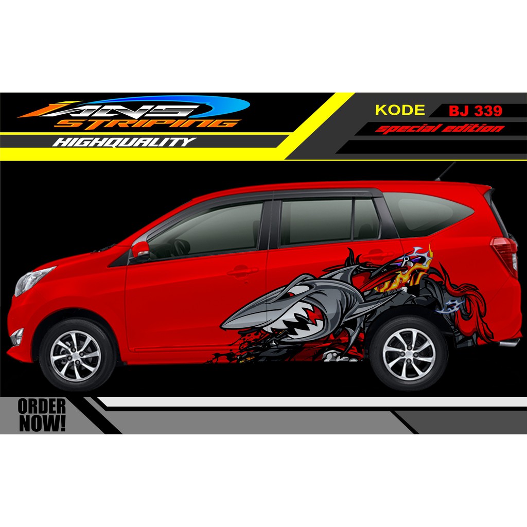 DECAL STICKER MOBIL SIGRA, CALYA / STICKER MOBIL / VARIASI STICKER MOBIL