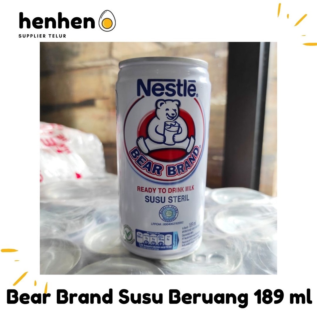 

Susu Bear Brand Nestle 189ml