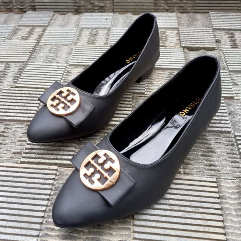 Best Seller Flat Shoes Murano Vania Black Big Size 41-46