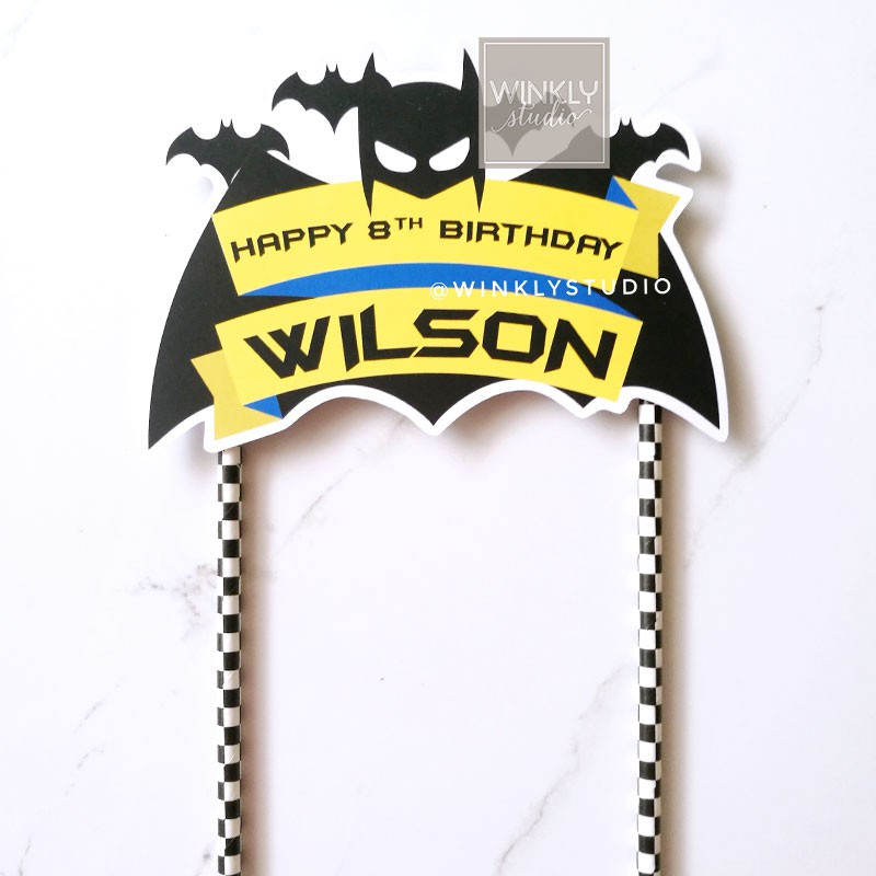 Add-On Custom Teks Wording Text untuk Big Cake Topper / Lebaran Label