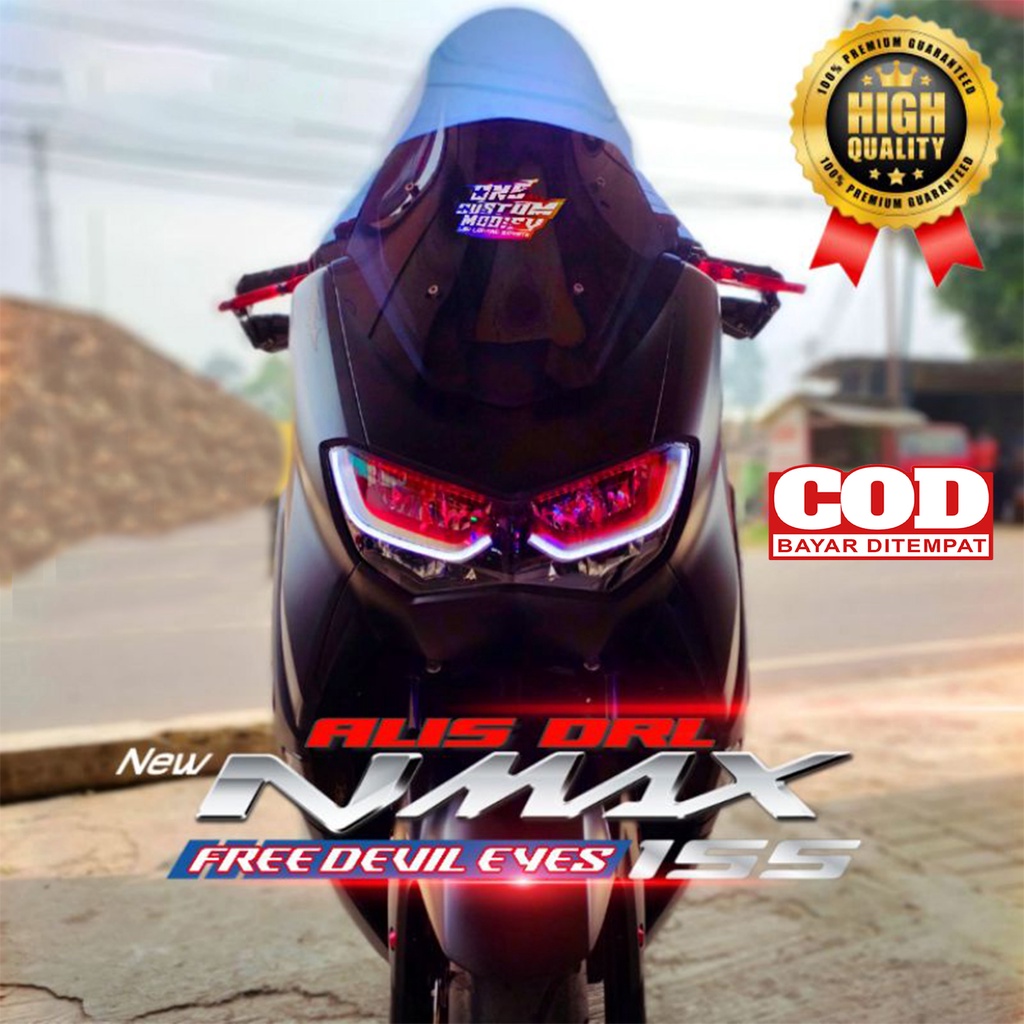 LAMPU ALIS DRL BONUS DEVIL EYES ALL NEW NMAX 2020 2021 2022 LAMPU SENJA NMAX NEW NMAX 2020 2021 2022