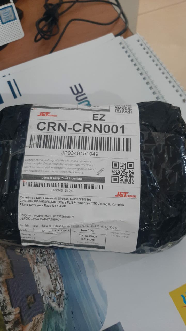 Paket Alat Dan Kopi Enema Light Roasting 500 Gr