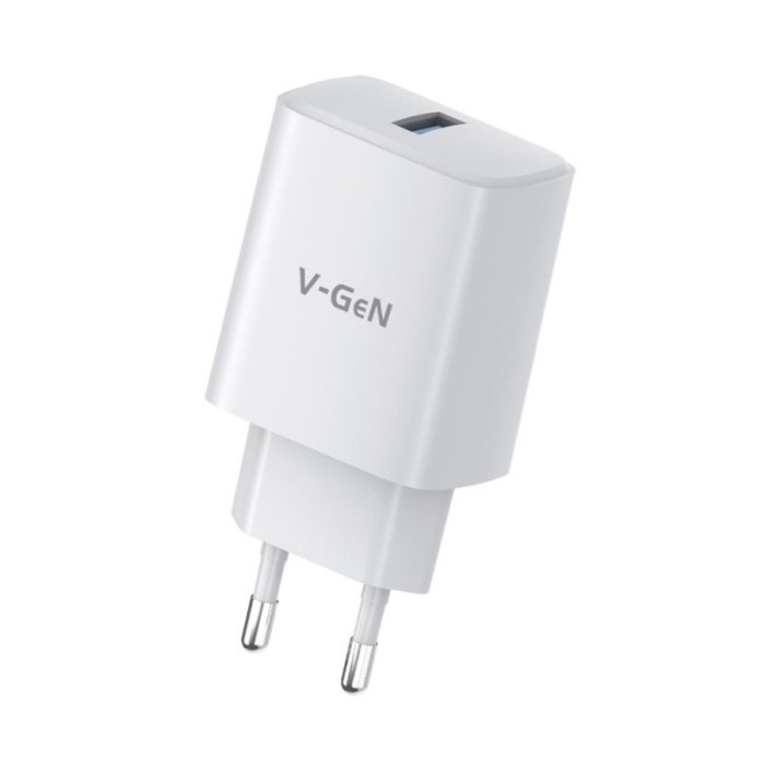 Charger Fast Charging 3.0 15W V-GeN VTC1-17 Adaptor Travel Charger QC | VTC1-17 | V-Gen