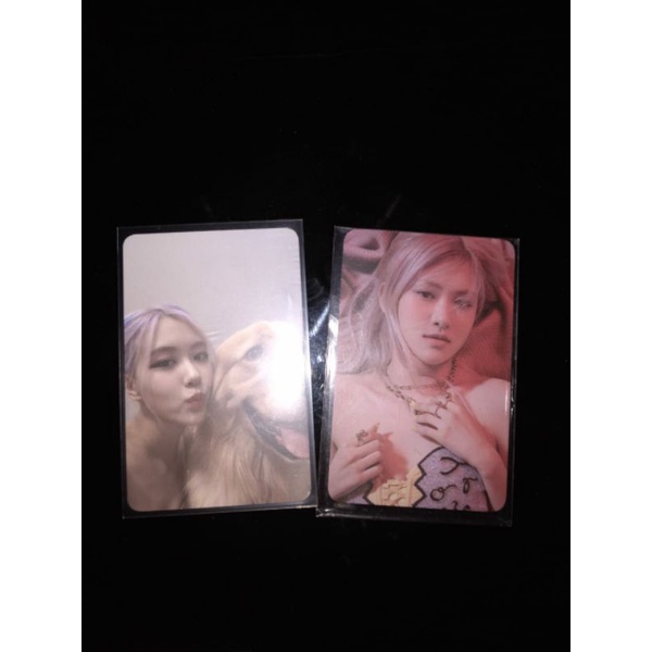 [OFFICIAL] Photocard PC Rose Blackpink The Album & Single Album Benefit Ktown4u