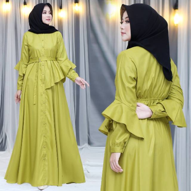 KIARA DRESS |  KY_GALLERY | LIME |