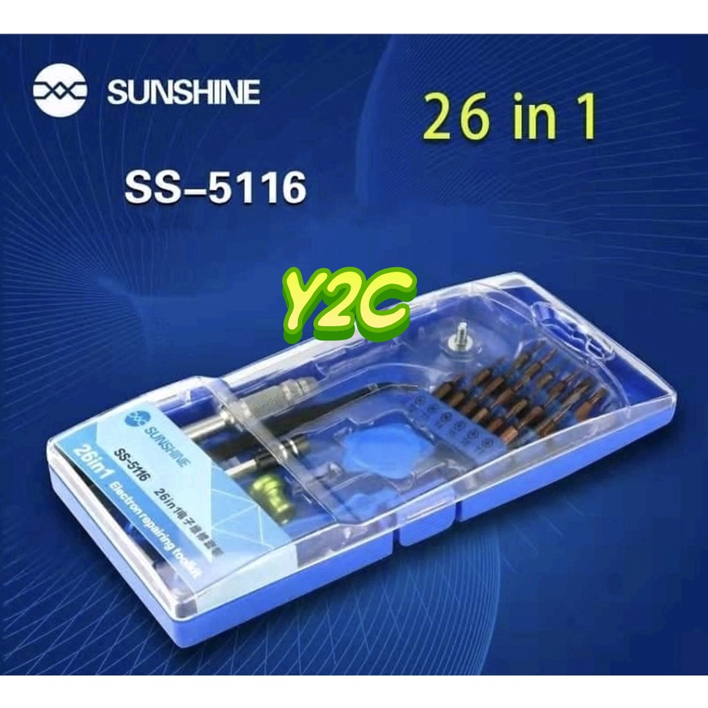 OBENG SET SUNSHINE SS-5116 / ALAT SERVIS HP TERLENGKAP LENGKAP MURAH TERMURAH