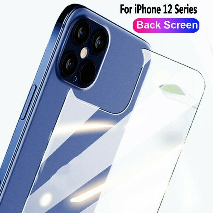 Back Tempered Glass Belakang Iphone 12 Pro Max 12 Mini Anti Gores Ip 12 Pro Shopee Indonesia