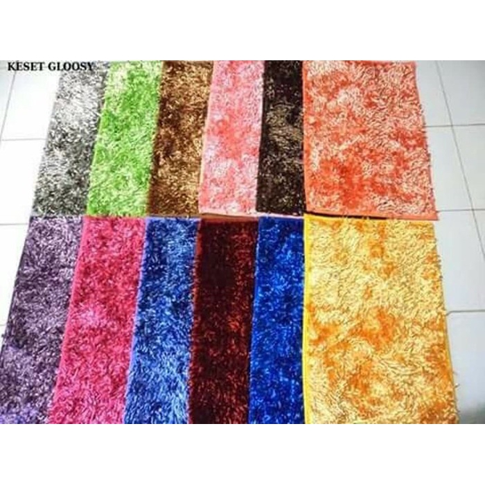 Keset Cendol Glossy 40x60cm - Keset Microfiber Glossy - Keset Glossy