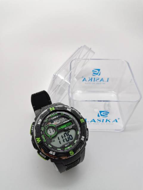 Jam tangan digital Pria Sporty water Resist Lasika 617