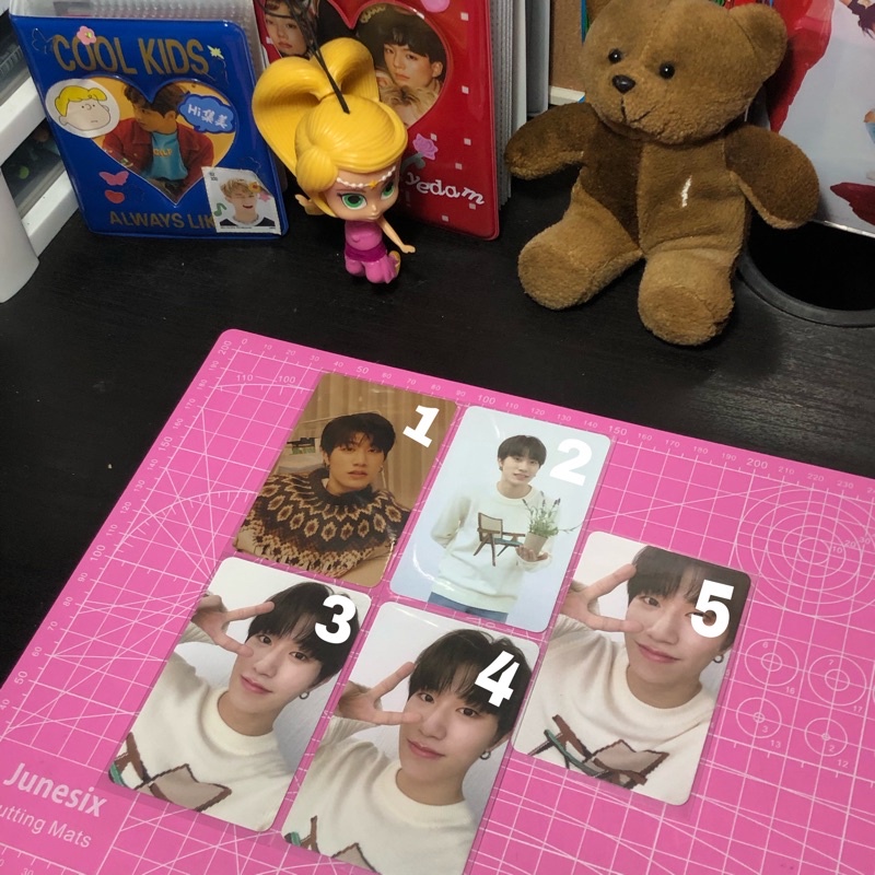 yedam pc photocard fa full album green blue orange treasure