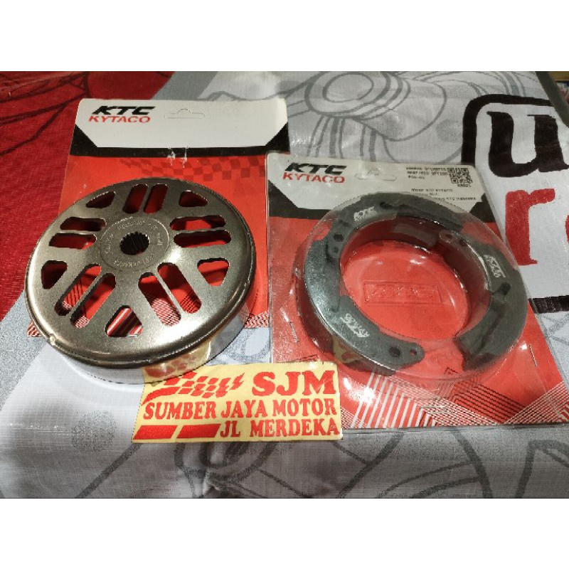 Paketan Mangkok ganda dan kampas Ganda Beat Scoopy karbu KTC Kytaco original