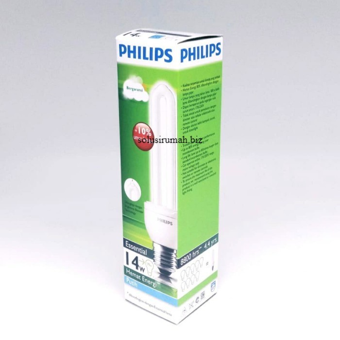 Lampu Philips Essential 14W Putih 14 w 14 watt 14watt