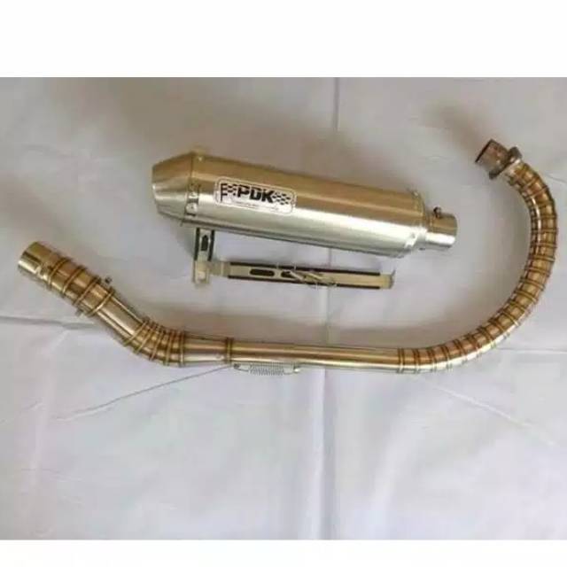 Knalpot racing pdk kapsul leher fuul cacing all montor Mega pro gl pro cb herex tiger