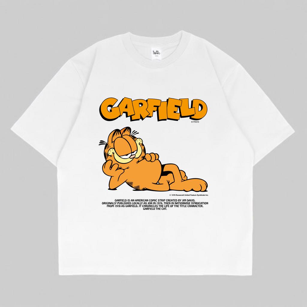 KAOS VINTAGE GARFIELD BY PAWS | T-SHIRT CARTOON 90'S VINTAGE | KAOS BAJU KUCING GARFIELD