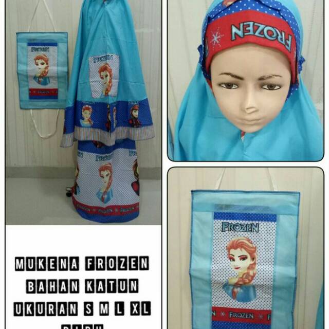 MUKENA ANAK KARAKTER FROZEN