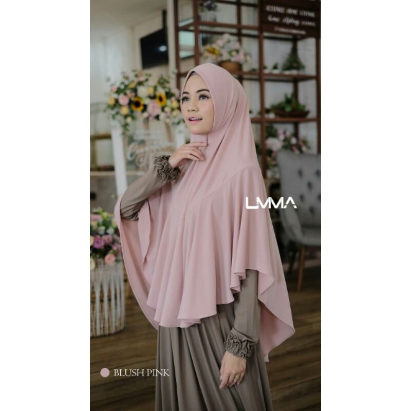 FAYZA BERGO BY UMMA SYARI-Blush pink