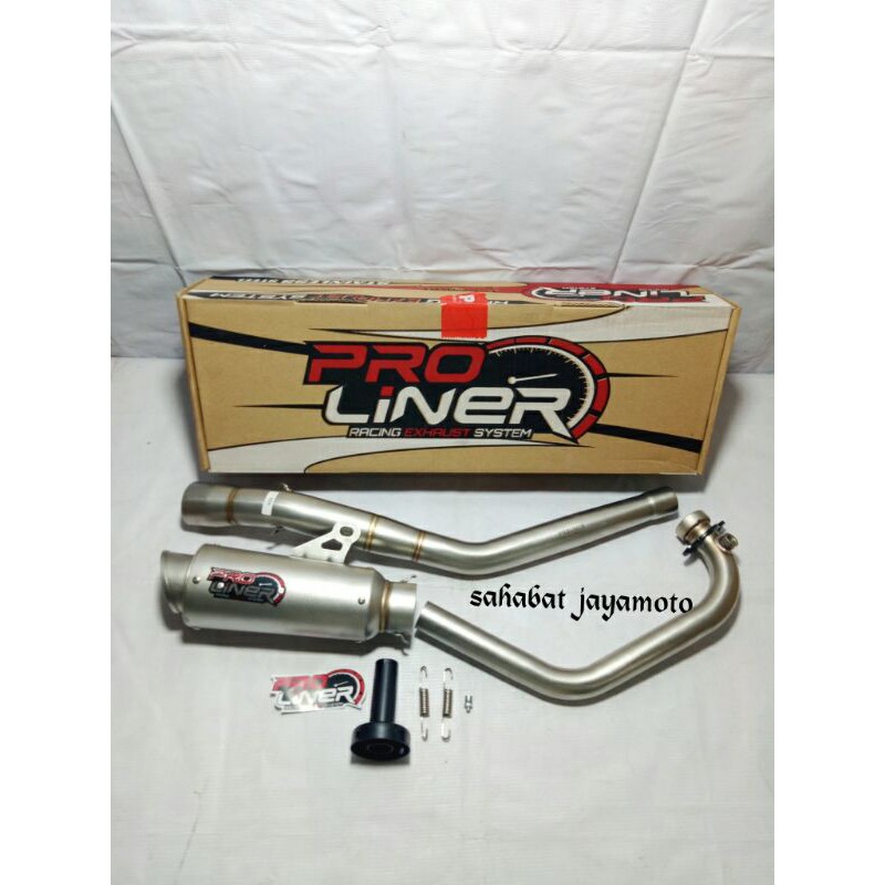 Knalpot Proliner TR1 Short Fullsystem CB150R GSX150 CBR150 MXking Vision R15 SatriaFu150 Original