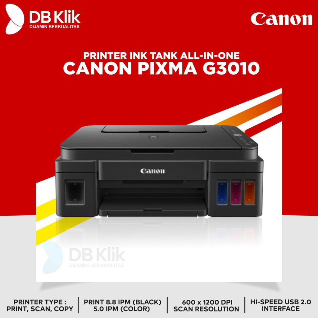 Printer Canon PIXMA G3010 Ink Tank All In One