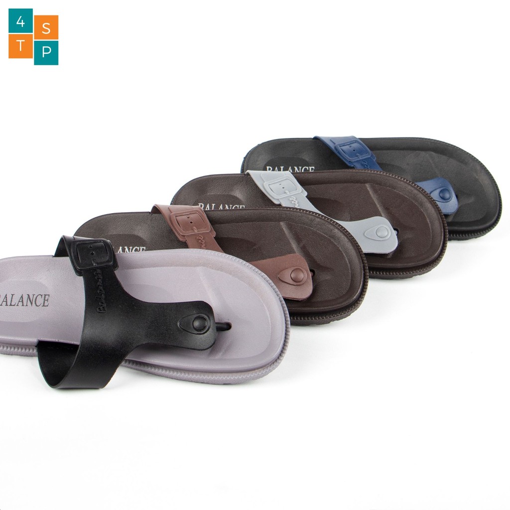 Balance 1607B Sandal Jelly Pria Sandal Karet Pria Ringan Lentur dan Nyaman Quality Import Uk. 39-43