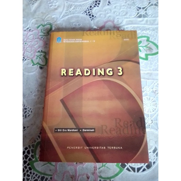 

Buku Modul UT Bahasa Inggris Reading 3 BING3305