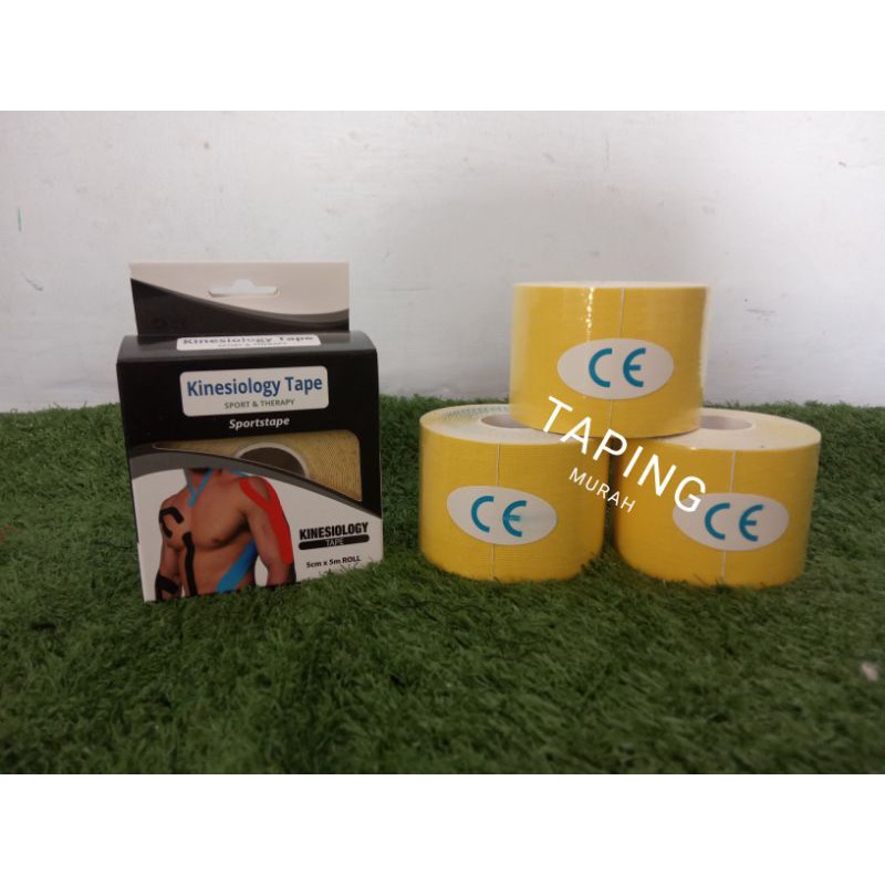 

Knesiology Tape Taping Murah Warna Kuning