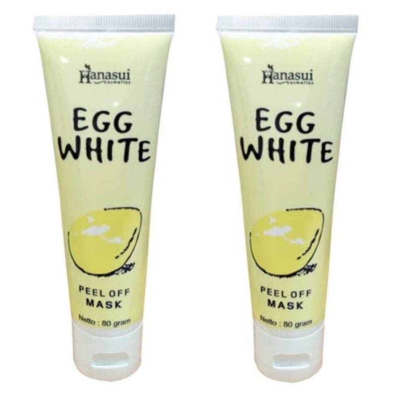 Masker telur egg white. // hanasui