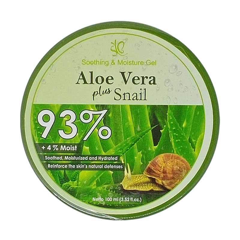 Soothing &amp; Moisture Gel Aloe Vera 92 % COLLAGEN &amp; STRAWBERRY - SYB Hydrated Snail 93 % BPOM ORIGINAL