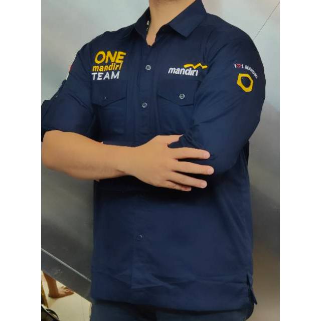 Seragam Kemeja Baju Bank ONE MANDIRI